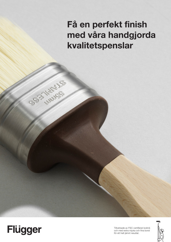 Fin finish med penslar från Bankeryd